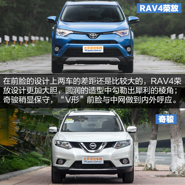 RAV4荣放对比奇骏 5座日系SUV哪家强？