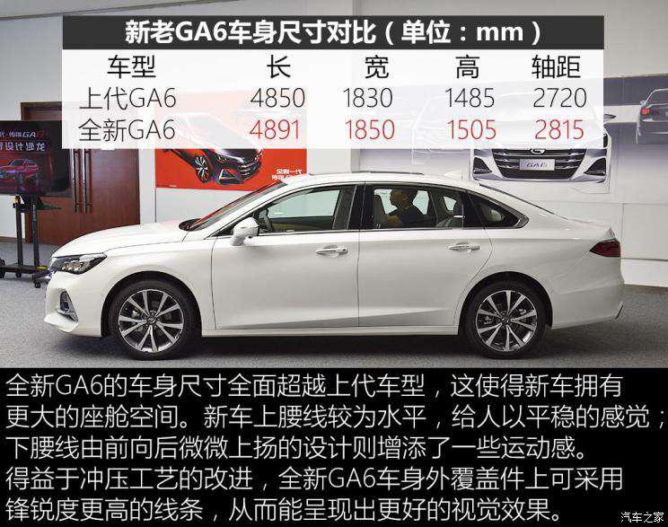 广汽乘用车 传祺GA6 2019款 270T 高配版